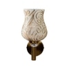 Devansh Metal Electric Wall Light in Gold Colour with Multi Shade Count of 1 Light
