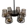 Devansh Solid Wood Electric Wall Light in Multi Colour with Multi Shade Count of 1 Light