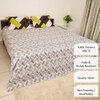 Cotton Double bed sheet 2.24mtrsx 2.54 mtrs with 2 Pillows