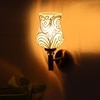 Devansh Metal Electric Wall Light in Gold Colour with Multi Shade Count of 1 Light
