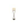 Infinity Beige Jute Floor Lamp with Beige Jute Base