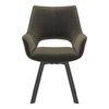 Casey Swivel Dining Chair In Olive And Tan Colour Set Of 2