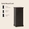 Alexandra Solid Wood Chest of Drawers in American Walnut Finish