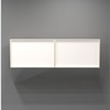 Aluminium Black Profile 6 Tinted Glass Handless Shutter  In Highland Pine Finish