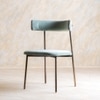 Arco Stainless Steel Outdoor Dining Chair in Gold Finish