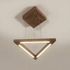 Trine Brown Solid Wood Single Hanging Light