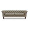 Winchester Premium 3 Seater Fabric Sofa in Mist Brown Colour