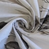 Hugo White Floral 400 TC Cotton Flat Super King Size Bedsheet with 2 Pillow Covers – Threads