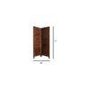 Maizie Solid Wood 4 Panel Room Divider