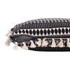 Acrylic Striped Cushion Cover with Lace Set of 2 (24 X 24 Inches)