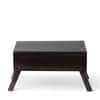 Ohio Sheesham Wood Contemporary Foldable Laptop Table in Dark Mahogany Finish