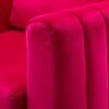 Rafeal Fabric Lounge Chair in Pink Colour