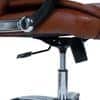 Pleash High Back Executive Chair in Ten Brown Colour