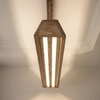 Sirius 36 Brown Solid Wood Cluster Hanging Light
