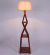 XX Shefl Floor Lamp in Beige Shade