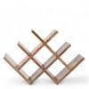 Kassel Sheesham Wood Wine Rack for 8 Bottles in Teak Finish