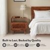 Cambry Solid Wood Bedside Table in Honey Finish