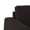 Granada Premium 2 Seater Fabric Sofa in Deep Brown Velvet Colour
