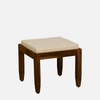 Sheesham Wood Coffee Table Set In Scratch Resistant Provincial Teak Finish With Cushioned Stools