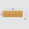 6 Doors Modular Wall Mounted Kitchen Cabinet With Adjustable Shelf In Highland Pine Finish