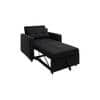 Gilbertson 1 Seater Sofa Cum Bed In Black Color