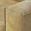 Elegantedge Wood Left Aligned 3-Seater With Upholstery Non Storage Sofa In Brown Colour