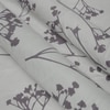 Purple Floral 180 TC Fitted 1 King  Bedsheet with 2 Pillow Covers