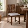 Alaca Sheesham Wood Dining Chairs in Rustic Teak Finish Set of 2