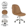 Beautiful Leatherette Dining Chair in Beige Colour