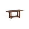 Osnale Engineered Wood Rectangular Shape Coffee Center Sofa Tea/Teapoy Console Table For Sofa Set Living Room Home Hall (Brown Maple)
