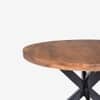 Vervella Shine Solid Wood 4 Seater Dining Table in Brown Finish