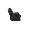 Ohio Leatherette One Seater Manual Recliner in Black Colour