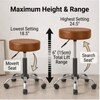 Adiko Leatherette Bar Stool (Black Colour)
