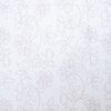 White And Lavender Shade Floral Cotton 400 Tc Flat Double Queen Size Bedsheet With 2 Pillow Covers