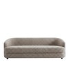 Elegantensemble Wood 3 Seater With Upholstery Non Storage Sofas In Grey Colour