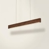 Slimline 36 Brown Solid Wood Single Hanging Light