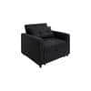 Gilbertson 1 Seater Sofa Cum Bed In Black Color