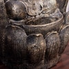 Leaf Buddha Jade Green and Copper Fiber Glass Indoor Fountain