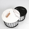 Black And White Marble Nesting Tables