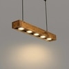 Felix 24 Brown Wooden LED Hanging Lamp