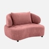 Henry Boucle 1 Seater Sofa in Pink  Color