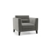 Lewis Sofa (Colour : Ash Grey Velvet, Cushion : Soft, Seater : 3+1+1)