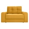 Calliro Pull Out Sofa cum Bed in Yellow Colour