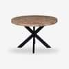 Vervella Shine Solid Wood 4 Seater Dining Table in Limewash Finish