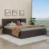 Adikia Solid Wood King Size Drawer Storage Bed In Melamine Finish