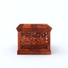 Arushi Rectangular Solid Wood Coffee Table In Honey Finish