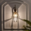 Guildhall Single Arm Wall Light in Brass Finish