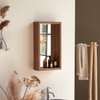 Sparkler Solid Wood Mirror In Provincial Teak 30 x 55 cm