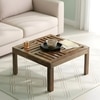 Sydney Sheesham Wood Coffee Table In Teak Finish