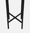 Round Marble Accent Table in Black Colour
